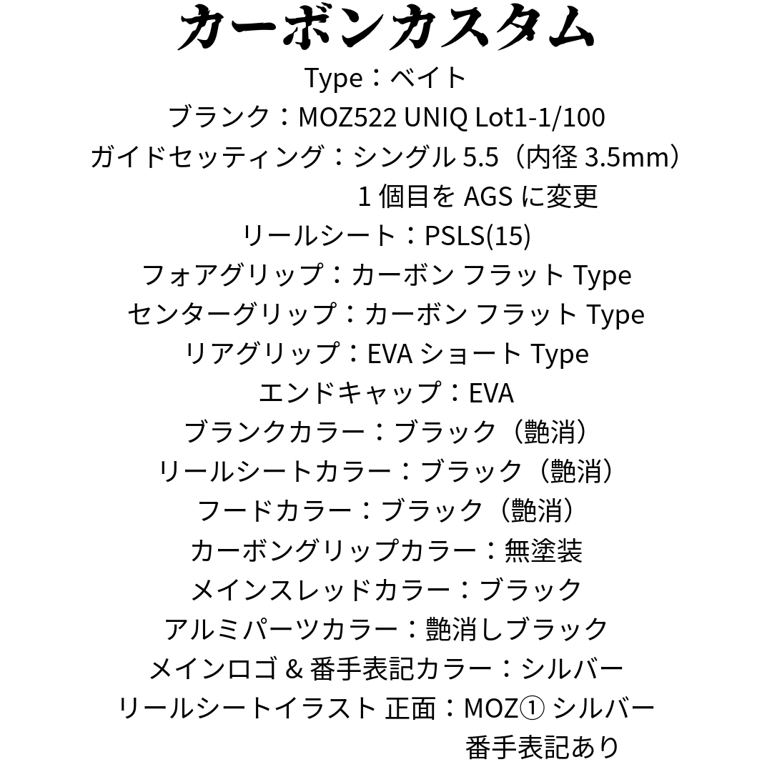 MOZ522 UNIQ Lot1-1/100